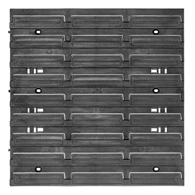 Afbeelding van KADAX Gereedschapswand, opbergsysteem van PP kunststof, wandrek in verschillende maten, werkplaatswandrek met opbergbakken en gereedschapshouders (39 x 39 cm)