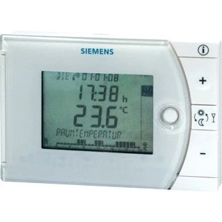 Afbeelding van Siemens rev24 elektronische ruimtetemperatuurregelaar met weekschakelklok en groot display bpz