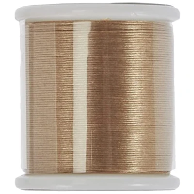 Afbeelding van Rayher Hobby 89300616 rijgaren voor rocailles, goud, spoel 50 m, dikte 0,27 mm, ideaal Delica rocailles 1,6 parelrijgaren 100% nylon, extreem dun en scheurvast