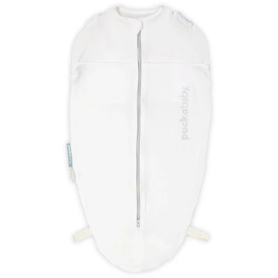 Afbeelding van Puckababy JongensMeisjes Original mini slaapzak met print in de kleur Wit, maat: 3 6 maanden