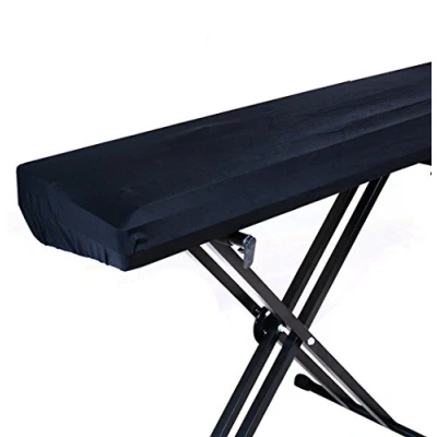 Afbeelding van LIGICKY Rekbare 61 &amp; 73 76 Toetsen Digitale Piano Toetsenbord Stofhoes, Zwart