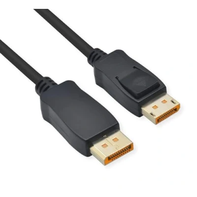 Afbeelding van ROLINE DisplayPort kabel, v2.1, 16K, DP ST ST, zwart, 3 m