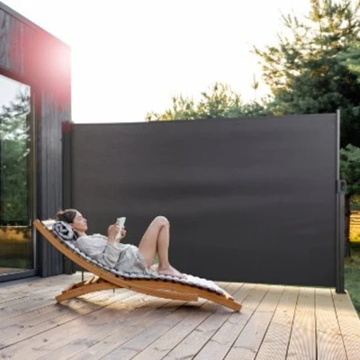 Afbeelding van Lifa Living Windscherm 160x300 Antraciet