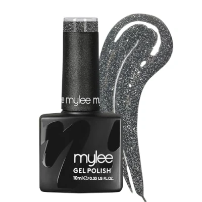 Afbeelding van Mylee Reflecterende Gel Nagellak 10ml [GoLightly] UV/LED Soak Off Nail Art Manicure Pedicure, Professioneel, Salon &amp; Thuisgebruik [Spotlight Range] Langdurig en gemakkelijk aan te brengen