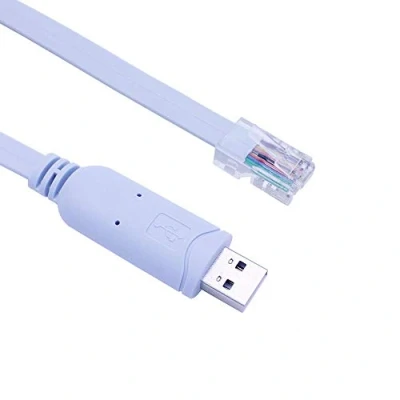 Afbeelding van Usb to Console Cable,Cisco Cable,Usb Rj45 Console,Cisco Cable Rollover voor Windows/Vista/MAC/Linux (1.8m/6 Ft,Blue)