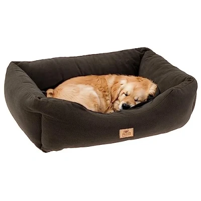 Afbeelding van Ferplast COCCOLO MICROFLEECE 80 groot hondenbed, zacht, wasbaar, bedje voor kleine hond en kat, grijs