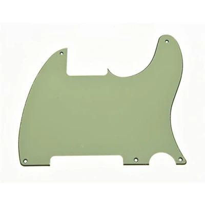 Afbeelding van KAISH Mint Green 3 Ply 5 Hole Tele Blank Pickguard Krasplaat Geen Pickup Gat voor Fender Esquire