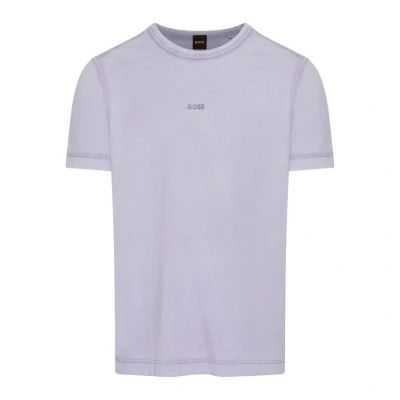 Afbeelding van BOSS Tokks Tshirt basic, Heren, Maat: Large, Open purple