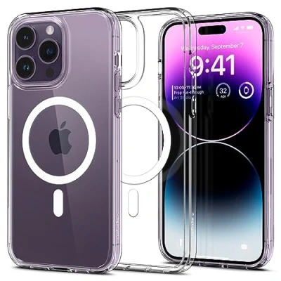 Afbeelding van Spigen ACS04969, Housse, Apple, iPhone 14 Pro, 15,5 cm (6.1&quot;), Transparent, Blanc