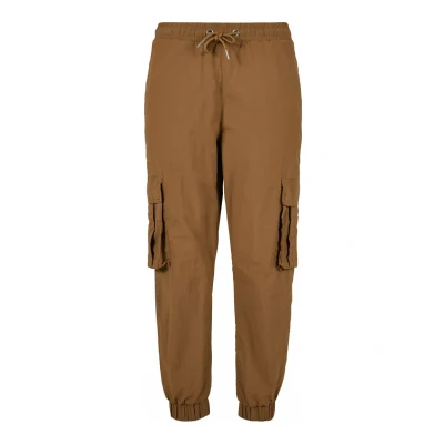 Afbeelding van Urban Classics HIGH Waist Crinkle Cargobroek, Maat: Small, Midground