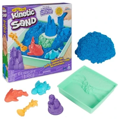 Afbeelding van Kinetic Sand Box Blauw 1 stuk