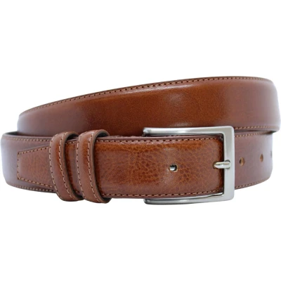 Afbeelding van Luxe Riem Cognac Nette Leren Riemmaat 105 Gesp Echt Leer Pantalon