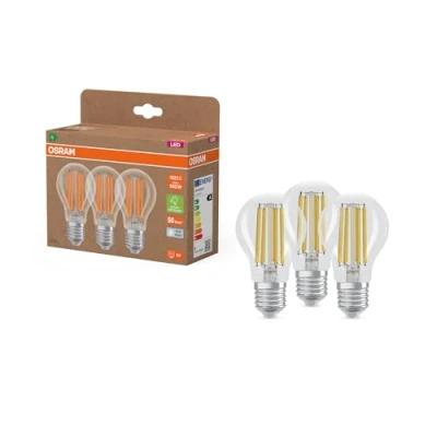 Afbeelding van OSRAM LED lamp Classic A100 Filament 7,2W 840, 4000K koel wit, E27, helder, 1521 lm, 50.000u, 300 hoek