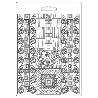 Afbeelding van Stamperia Soft Mould A5 Klimt Patterns (K3PTA599) (DISCONTINUED)