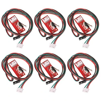 Afbeelding van GTIWUNG 6 stuks mechanische eindschakelaar met kabel voor 3D printer Makerbot Prusa Mendel RepRap Mega 2560 1280 CNC Arduino RAMPS 1,4