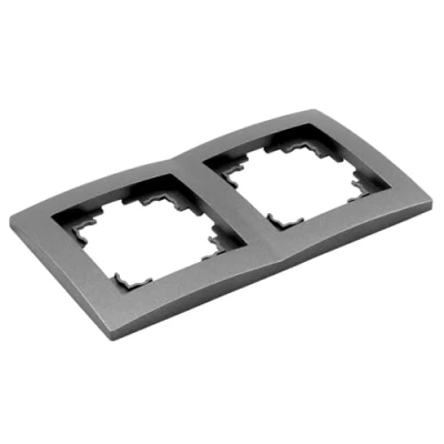 Afbeelding van MC POWER 1534763 Frame Flair 2 voudig, antraciet, mat