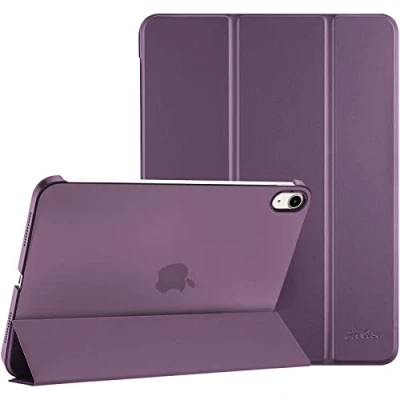 Afbeelding van ProCase hoes voor 2022 10,9 inch iPad 10e generatie 10 Case model A2696 A2757, licht dunne harde beschermhoes Smart Folio Cover compatibel met violet