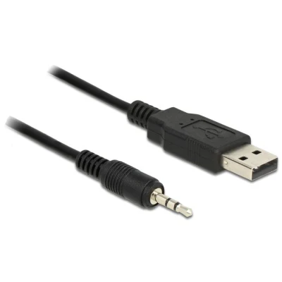 Afbeelding van Delock kabel USB TTL stekker &gt; 2,5 mm 3 pin jack 1,8 m (3,3 V)
