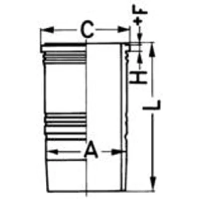 Afbeelding van Kolbenschmidt Cilinderbus/voering O ring 89534110