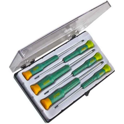 Afbeelding van Set van precisieschroevendraaiers Mota DMV pH Plat 2 mm 3&quot; 2,5 1,5 6 Onderdelen