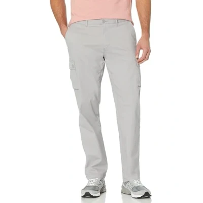 Afbeelding van Amazon Essentials Men&#039;s Stretch cargobroek met rechte pasvorm (verkrijgbaar in grote en lange maten), Licht Grijs, 40W / 30L