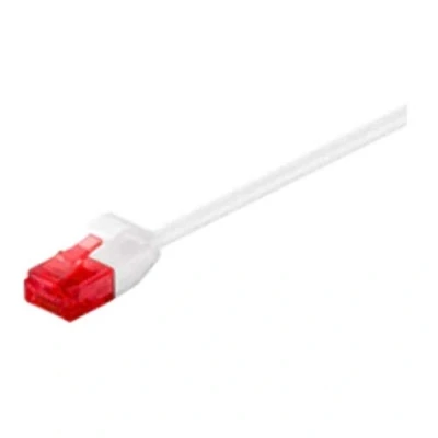 Afbeelding van MicroConnect U/UTP CAT6 0.15M White Slim Unshielded Network Cable, PVC, 4x2xAWG 30/7 CU, OD : 3.6mm