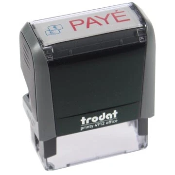 Afbeelding van Trodat tekststempel Printy Line tekst: PAYE formulestempel