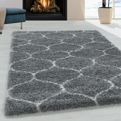 Afbeelding van Vloerkleed Circles 160x230cm Grijs 123vloerkleed.nl is de online webshop voor vloerkleden en woonaccessoires.