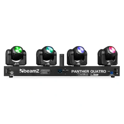 Afbeelding van BeamZ Panther Quatro Beam Bar met 4 moving heads RGBW 160W