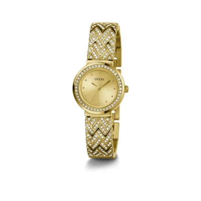 Afbeelding van Guess GW0476L2 Treasure horloge Quartz horloges Goudkleur
