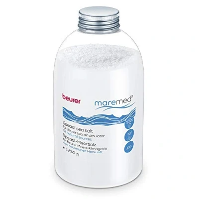 Afbeelding van Beurer Speciaal zeezout 1250 g voor gebruik met maremed MK 500 zeeklimaatapparaat, meer dan 65 sporenelementen, incl. maatbeker betere dosering