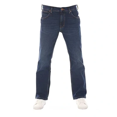 Afbeelding van Wrangler Jacksville Bootcut jeans, Heren, Maat: 32x30, Vintage worn wssknz