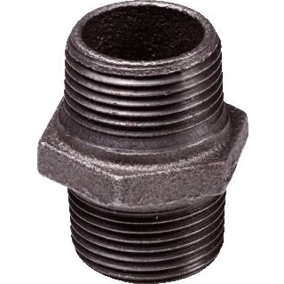 Afbeelding van Nefit Industrial dubbele nippel nr.280 zwart 2&quot; bu.dr.