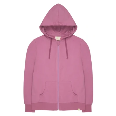Afbeelding van greenjama Hoodie voor dames in zachte sweatkwaliteit, GOTS gecertificeerd sweatjack, grape, 40