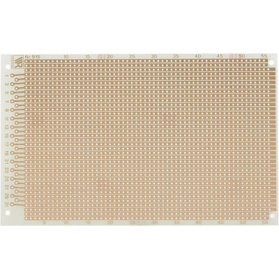 Afbeelding van Rademacher WR Typ 915 Experimenteer printplaat Epoxide (l x b) 160 mm 100 35 µm Rastermaat 2.54 Inhoud 1 stuk(s)