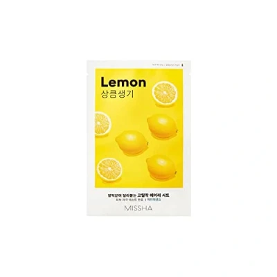 Afbeelding van Missha Airy Fit Sheet Mask (Lemon) Gezichtsmasker
