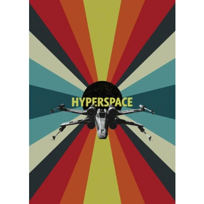 Afbeelding van Komar Vliesbehang Star Wars Hyperspace 200x280 cm (breedte x hoogte)