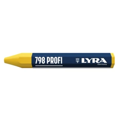 Afbeelding van Lyra PROFI 798 Geel Waskrijt (12 Stuks)