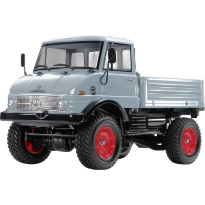 Afbeelding van TAMIYA, Kunststof, 58692 1:10 RC MB Unimog 406 U900 (CC 02), op afstand bestuurde auto, voertuig, modelbouw, bouwpakket voor montage, bouwpakket, blauw