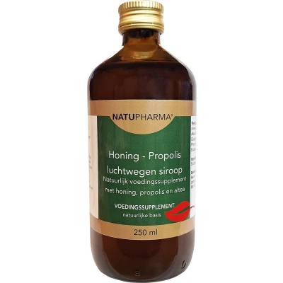 Afbeelding van Natupharma Honing Luchtwegensiroop 250ml