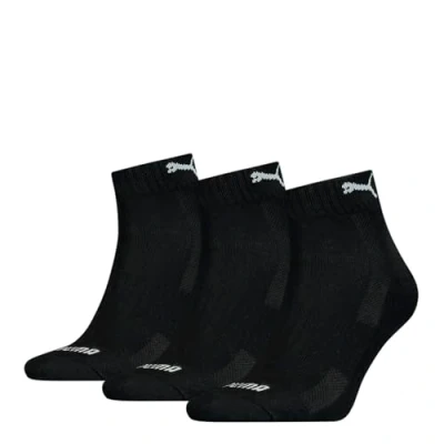 Afbeelding van Puma Cushioned Quarter Sokken 3 Pack U 100000949 1 zwart 35 38