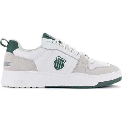 Afbeelding van K Swiss Cannonshield LTH Leather Herren Sneakers Sportschoenen Schoenen Leer Wit 07937 953 M Maat EU 44 UK 9.5