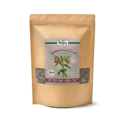 Afbeelding van Biojoy Biologische Smeerwortelbladeren, gedroogd en gesneden (250 g), ideaal voor Smeerwortelblad Thee (Sympytum officinale)