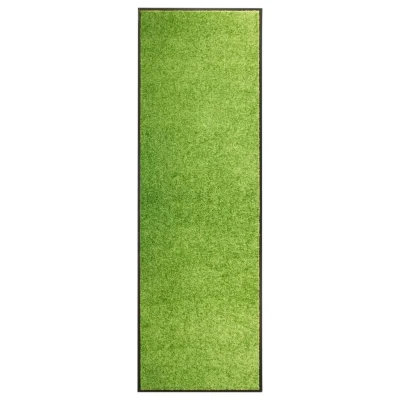 Afbeelding van vidaXL Deurmat wasbaar 60x180 cm groen