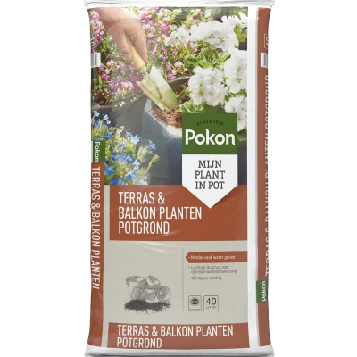Afbeelding van Potgrond Pokon 40 liter (Terras &amp; Balkon, Meststof, RHP)