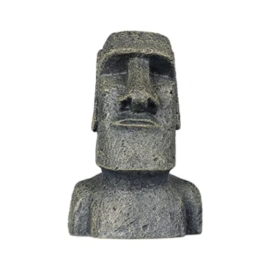 Afbeelding van Aqua Della Moai Beeld Aquarium Ornament 11x9x17 cm