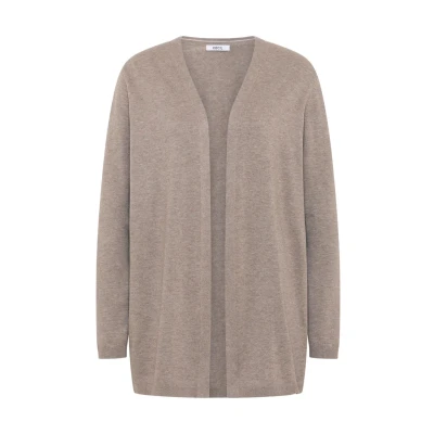 Afbeelding van Cecil Offene Vest, Dames, Maat: Medium, Braun