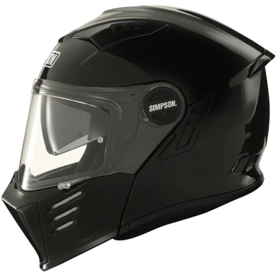 Afbeelding van Simpson Darksome Solid 06 Helm, zwart, afmeting XL voor man