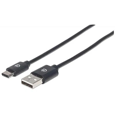 Afbeelding van Manhattan 354912 USB 2.0 type C kabel stekker naar A 480 Mbit/s, 0,5 m zwart