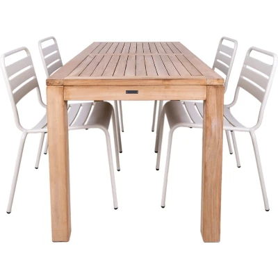 Afbeelding van MaximaVida tuinset Java 150 cm ivoor